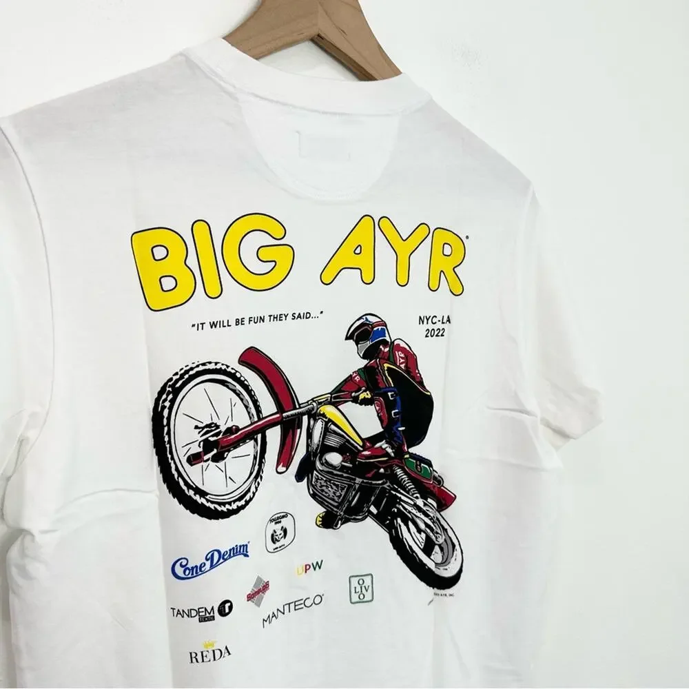 AYR The Big AYR Short Sleeve Tee Men’s Dirt Bike Graphic NEW size XS